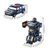 Transformerande Robotbil | Polisbil och Robotleksak