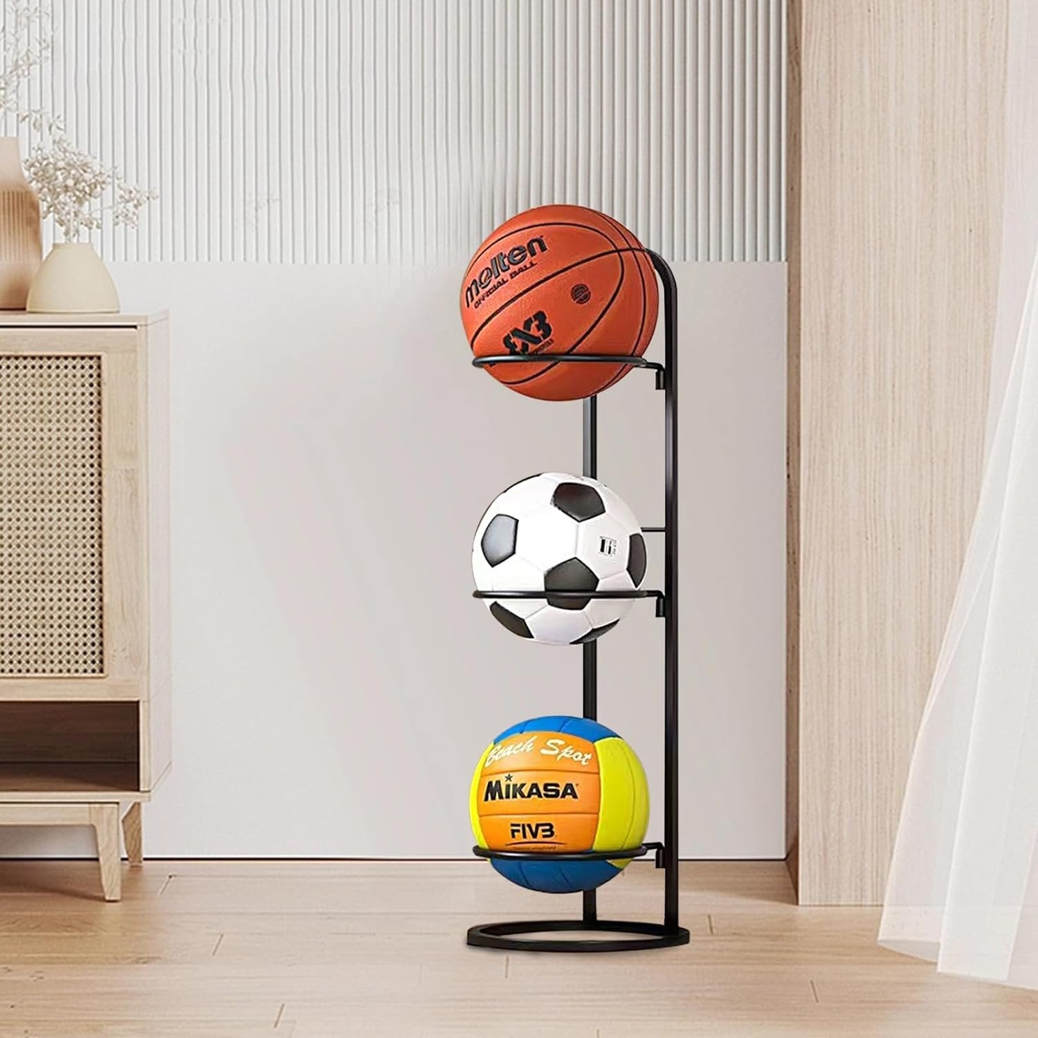 Kompakt Förvaringsställ för Sportbollar och Tillbehör – BallRack Pro