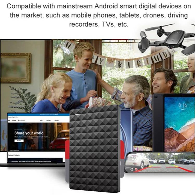 Ultratunn bärbar hårddisk 10TB med USB 3.0 – Axton