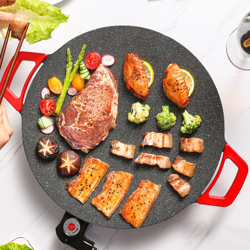 PrimeGrill Smart Rökfri Grill | Kompakt Elektrisk Grill med Justerbara Värmeinställningar och Enkel Rengöring