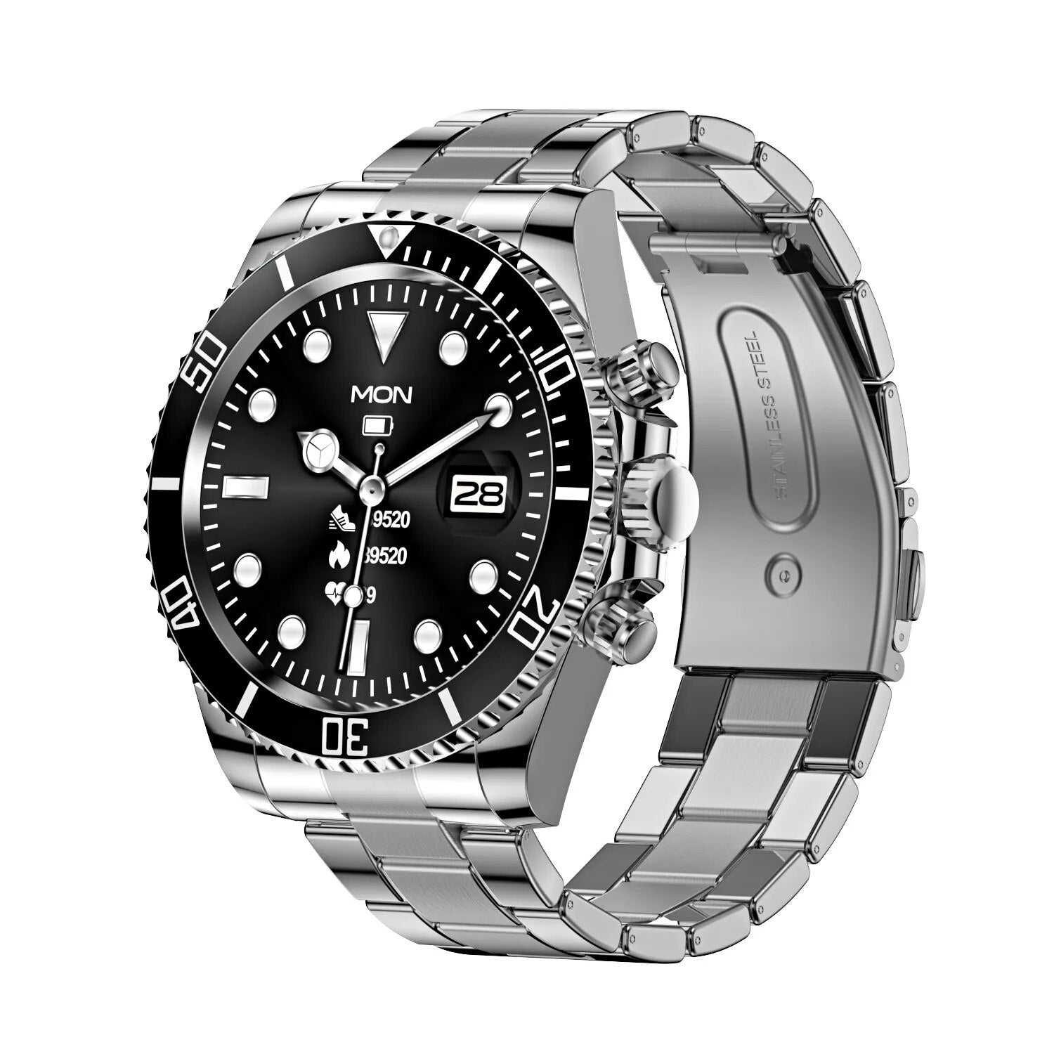 TimeMaster Smartwatch - Stilren Stål | Avancerad Teknik