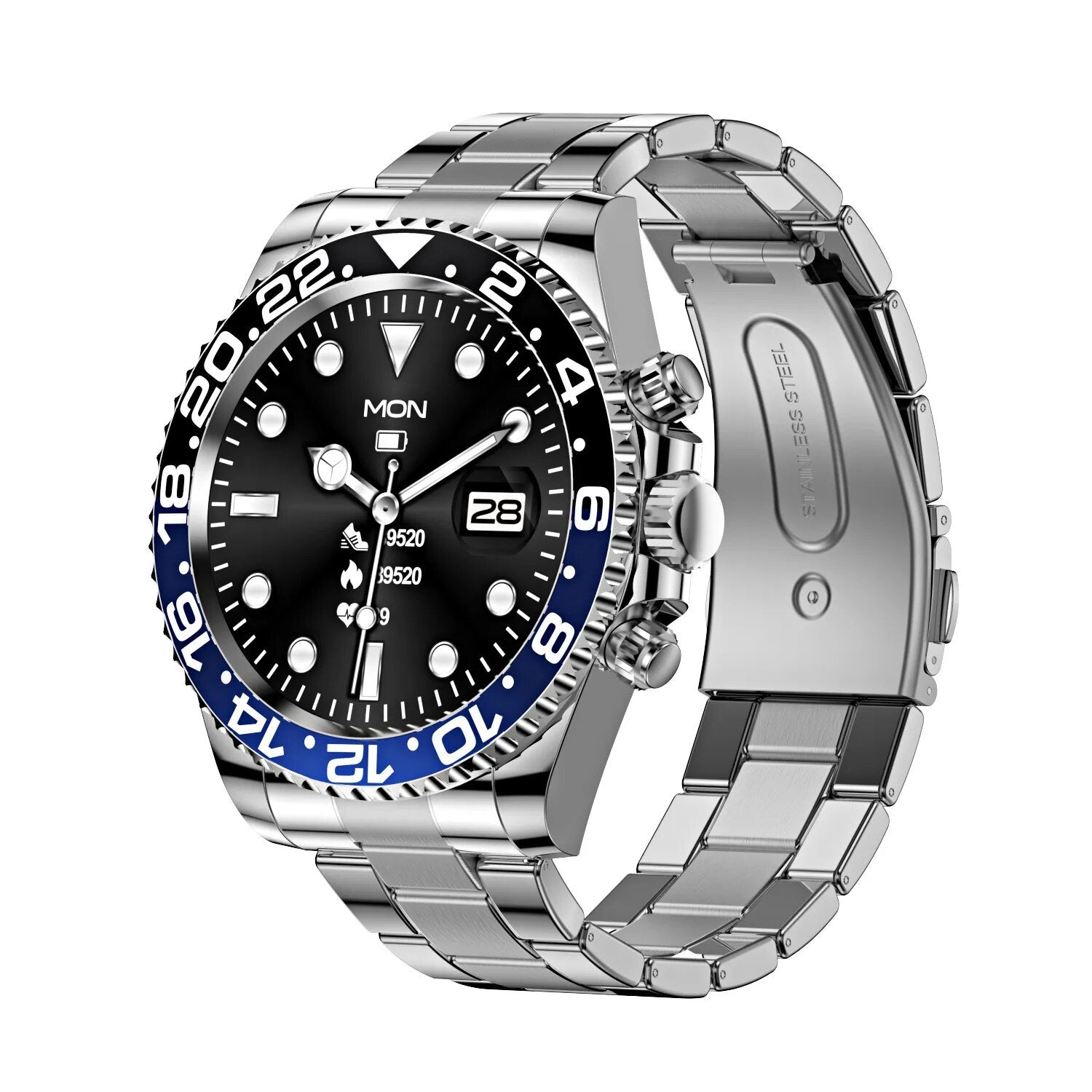 TimeMaster Smartwatch - Stilren Stål | Avancerad Teknik