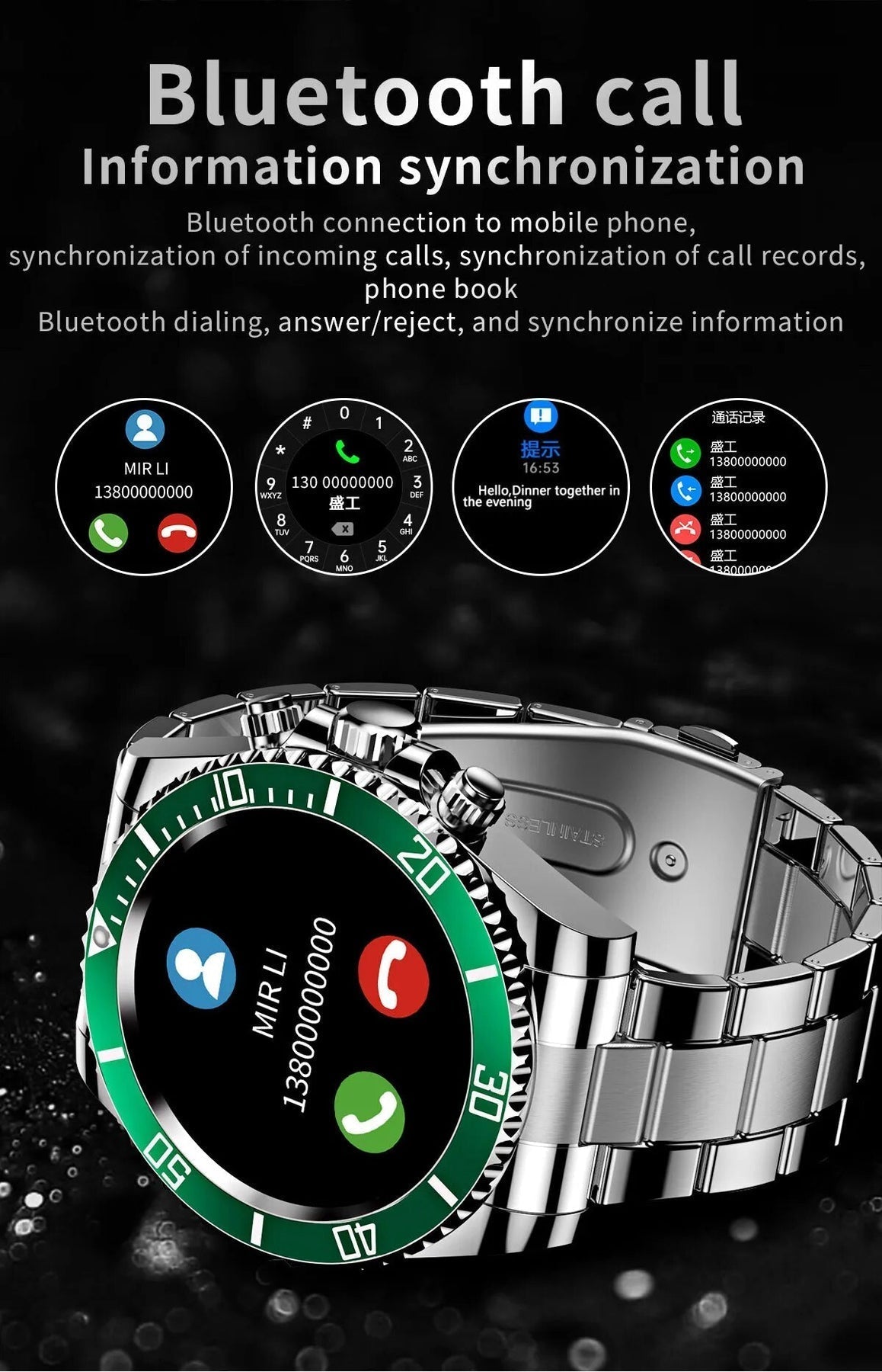 TimeMaster Smartwatch - Stilren Stål | Avancerad Teknik