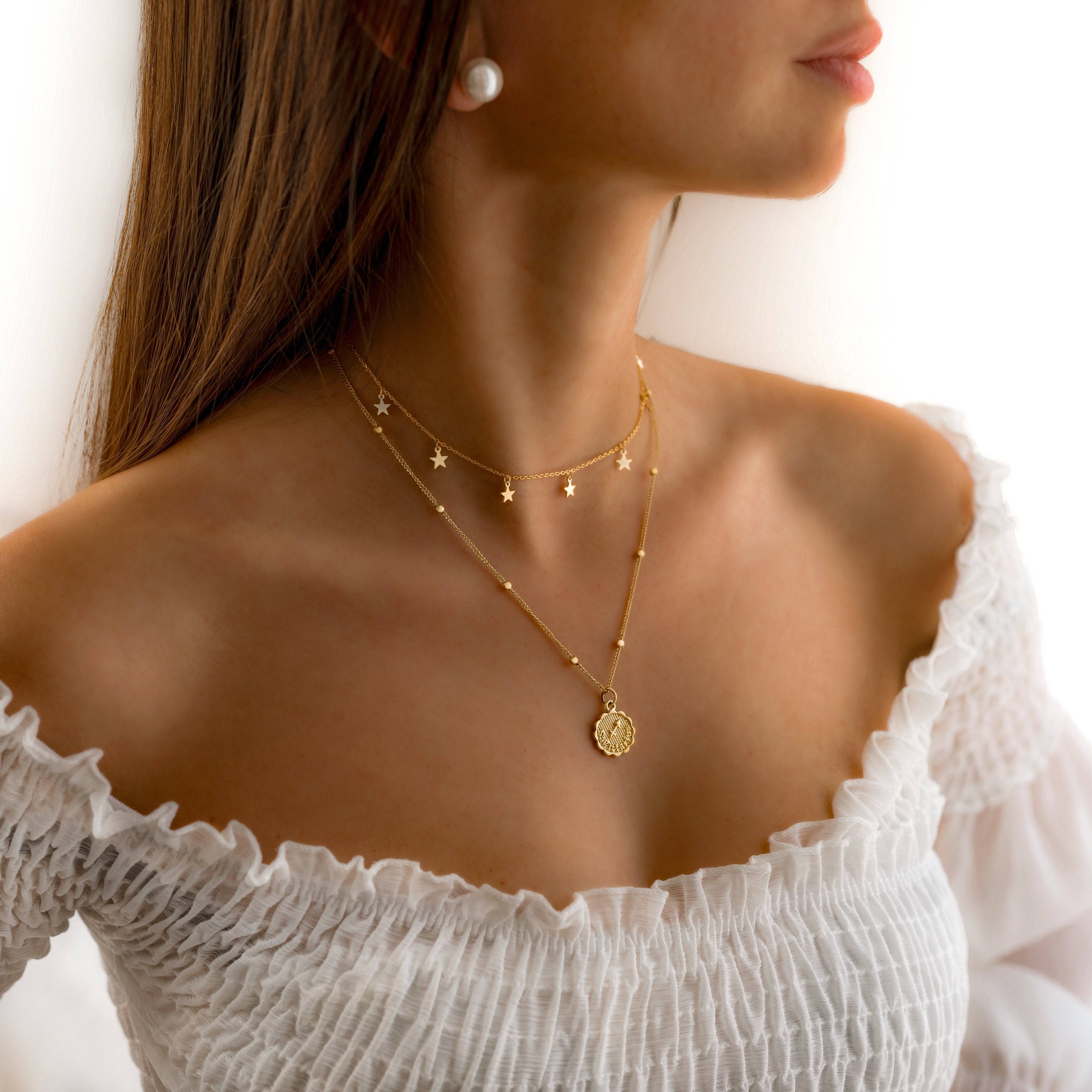Stilren Stjärnhalsband – Elara