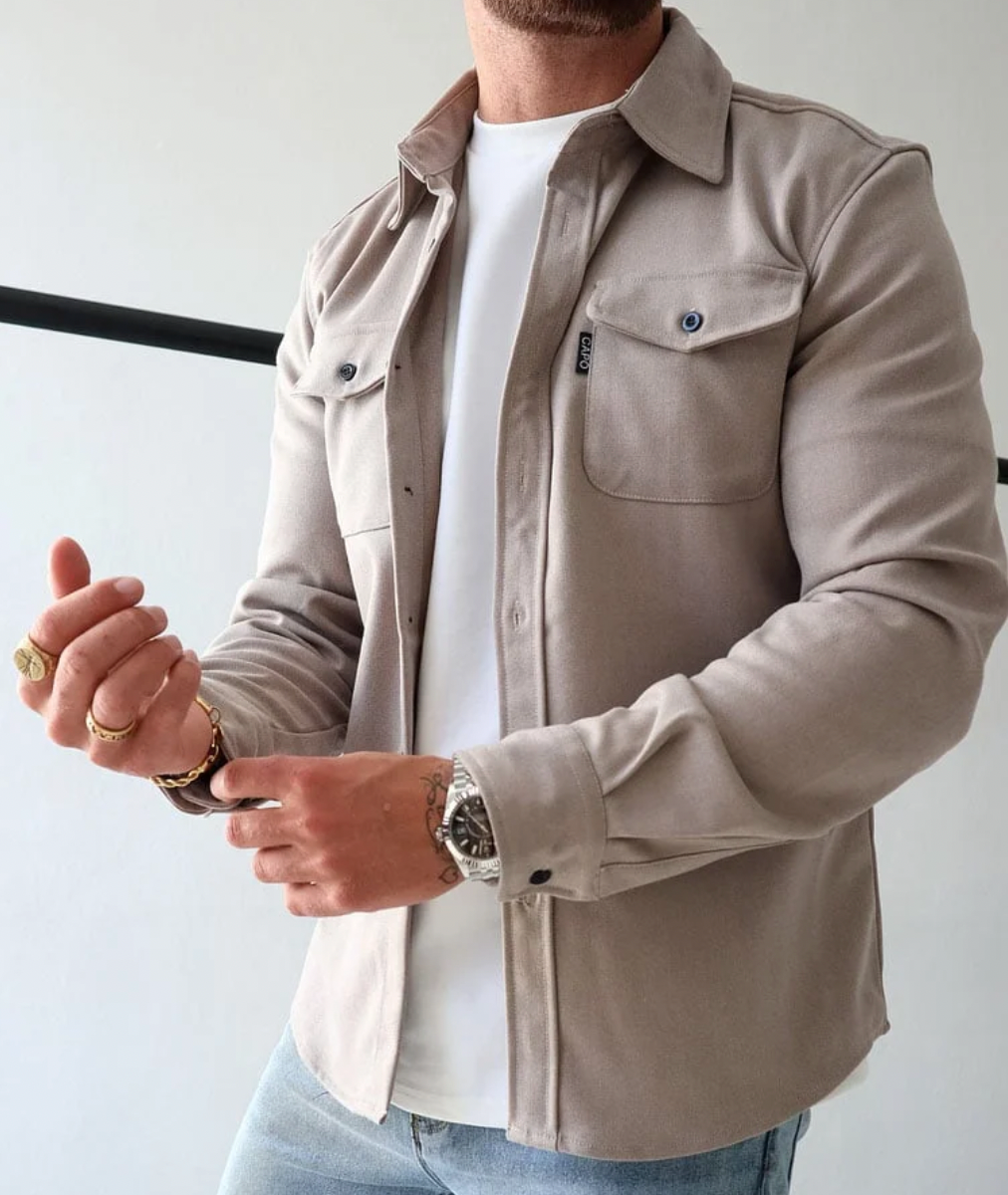 Herr Longsleeve Skjorta - Funktionell och Stilig Design