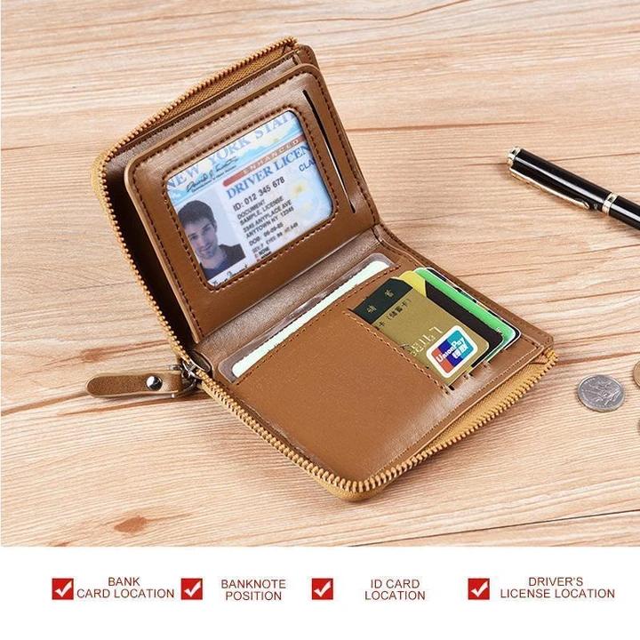 Kompakt RFID Plånbok - Säkerhet | Stilig | Hållbar