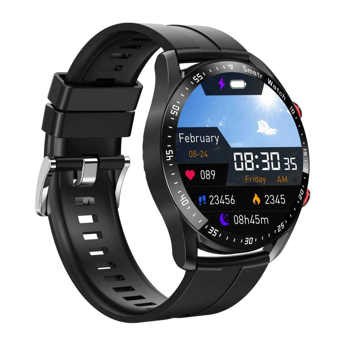 GlucoseGuard Smartwatch - Smärtfri Glukosmätning & Hälsa