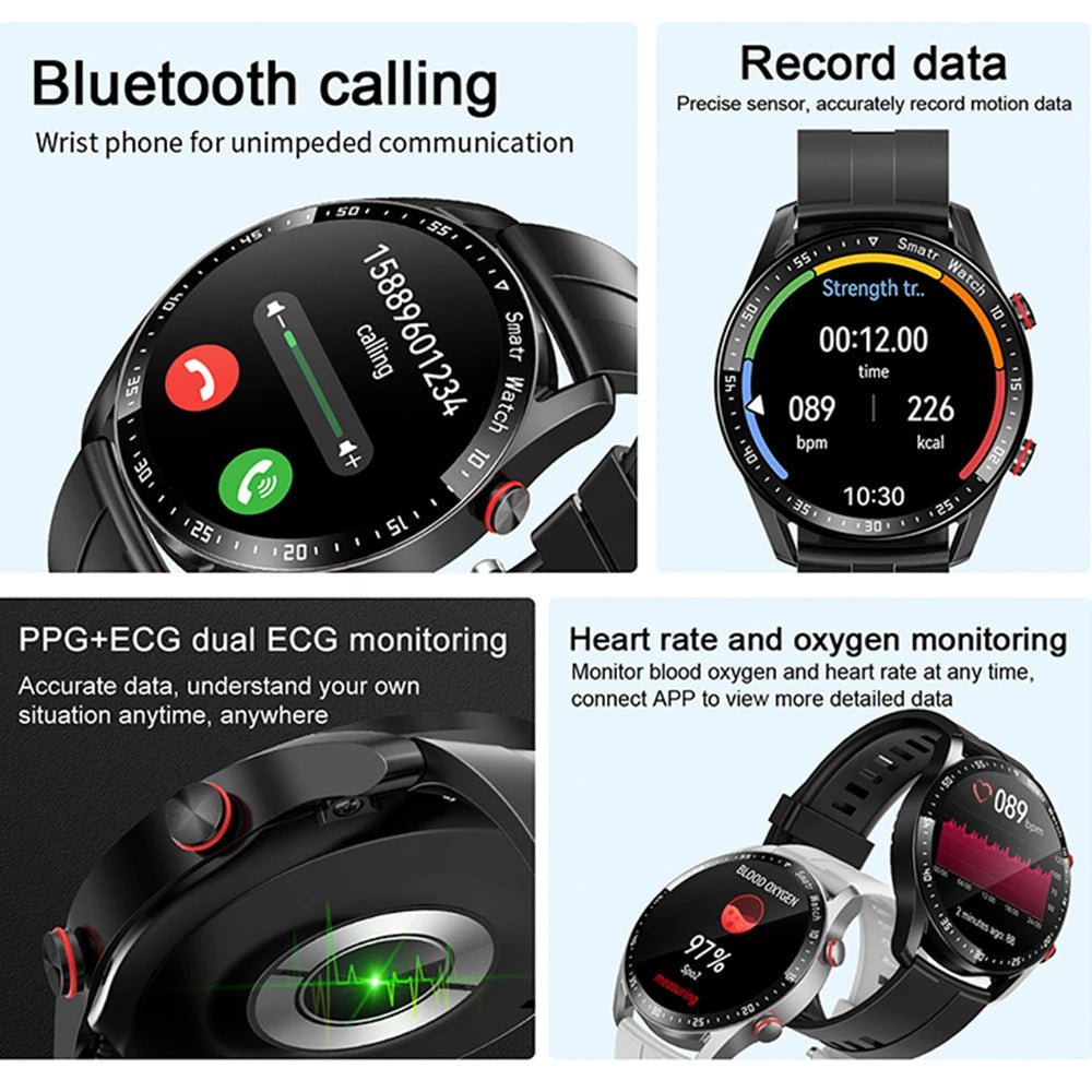 GlucoseGuard Smartwatch - Smärtfri Glukosmätning & Hälsa