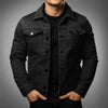 Modern Herr Denim Jacka - Tidlös Design & Stil