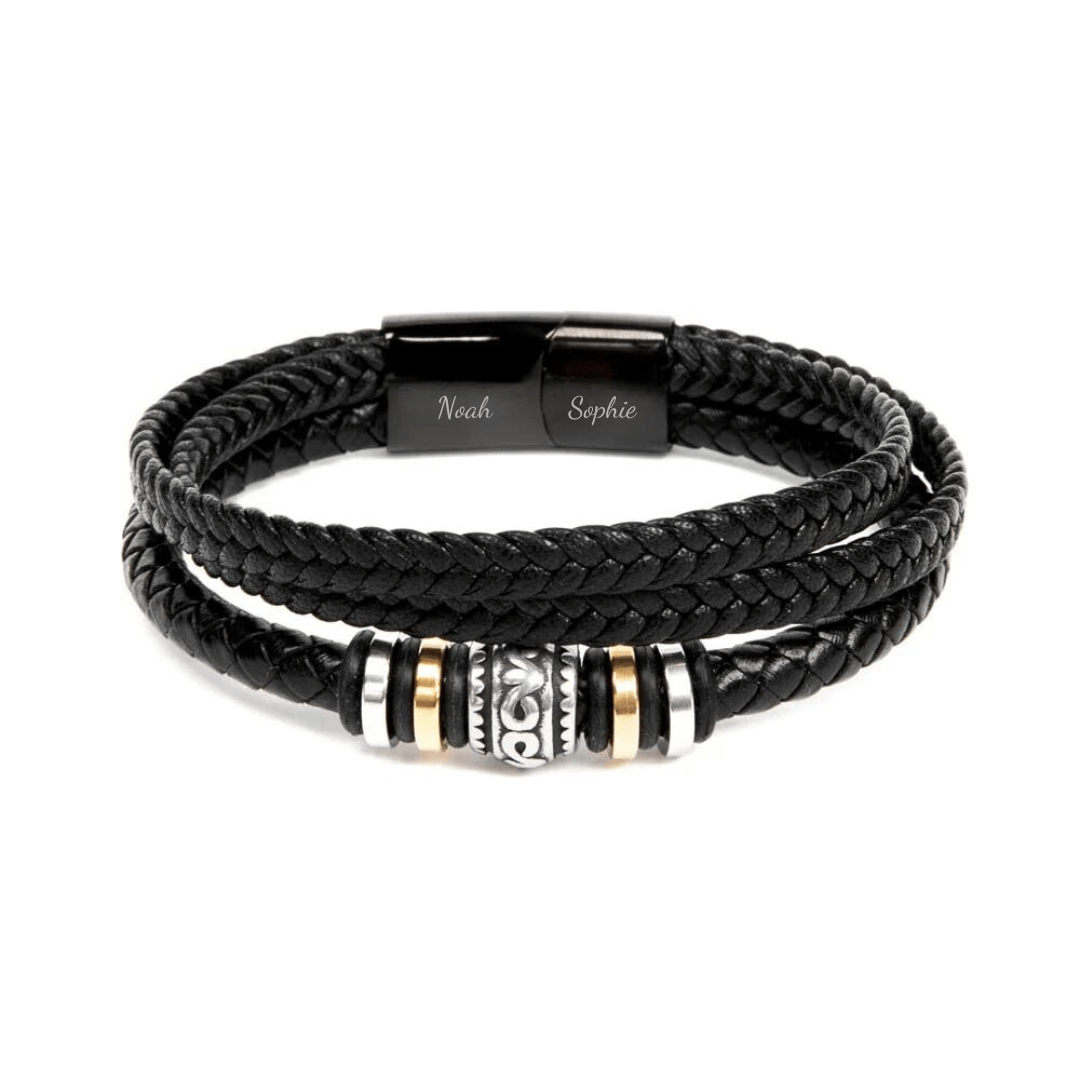 Personligt Läderarmband