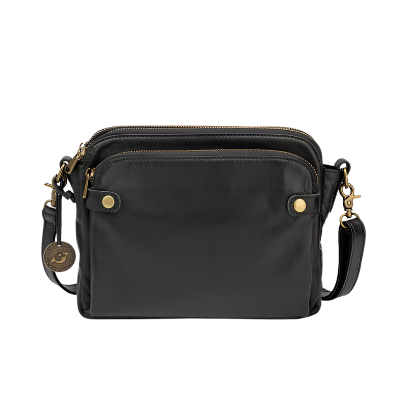 Stilren Läder Crossbody Axelväska - Finess & Utrymme
