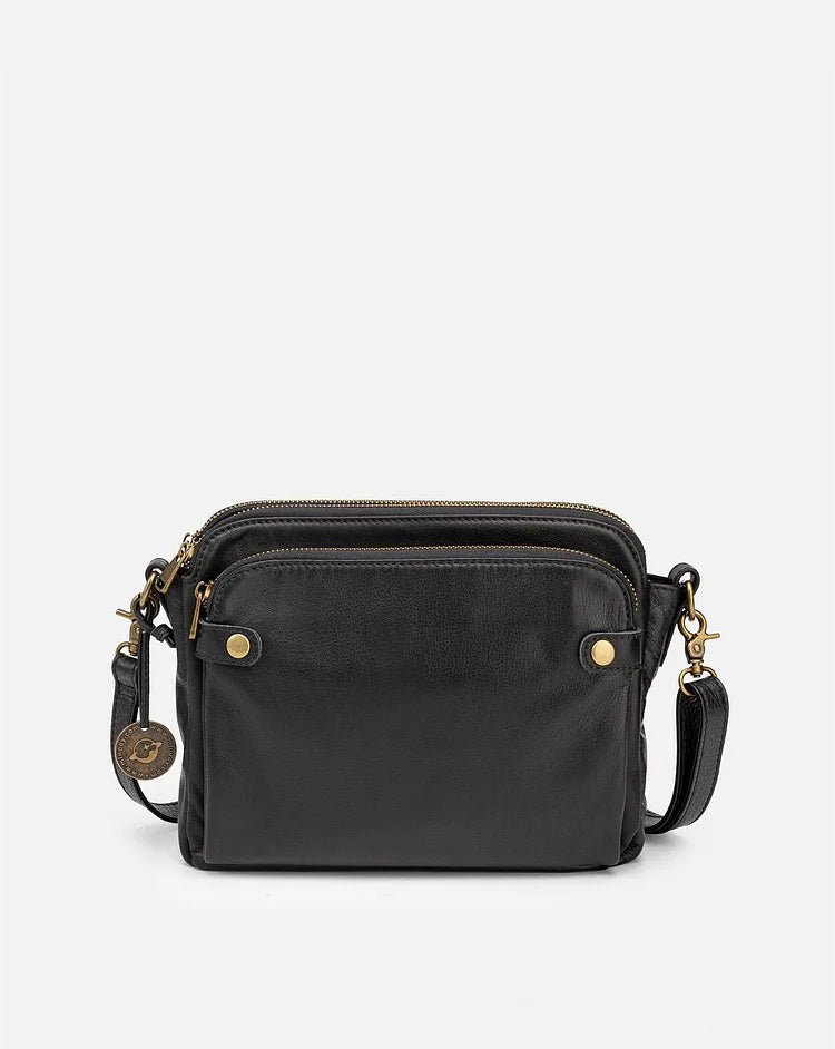 Stilren Läder Crossbody Axelväska - Finess & Utrymme