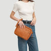 Stilren Läder Crossbody Axelväska - Finess & Utrymme