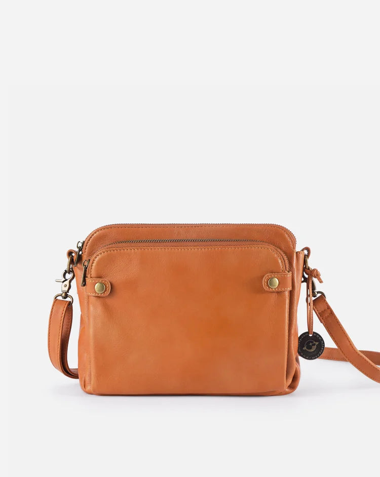 Stilren Läder Crossbody Axelväska - Finess & Utrymme