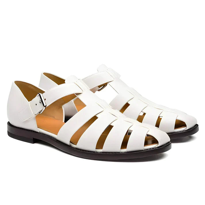 Stiliga Läder Gladiatorsandaler | Komfort & Grepp