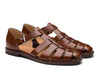Stiliga Läder Gladiatorsandaler | Komfort & Grepp