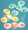 Färgglad Spinning Wheel för Baby med Sugkopp – SpinFun Mini