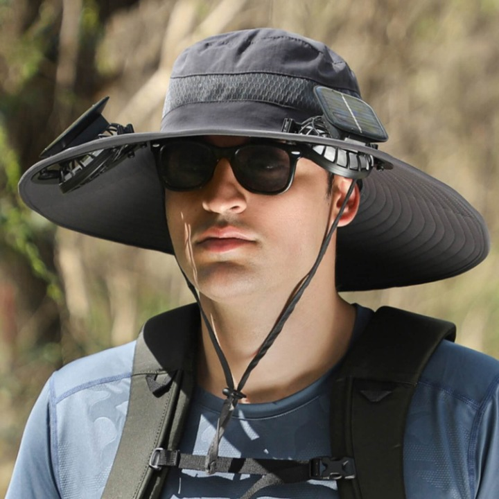 Solenergi Hatt med Fläkt och UV-Skydd - SolarCool™ VentiHat