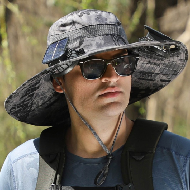 Solenergi Hatt med Fläkt och UV-Skydd - SolarCool™ VentiHat