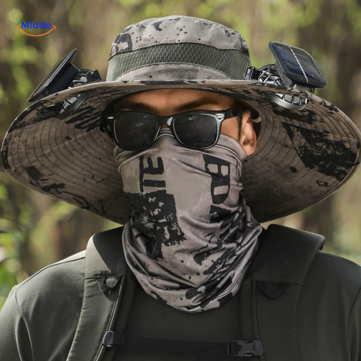 Solenergi Hatt med Fläkt och UV-Skydd - SolarCool™ VentiHat