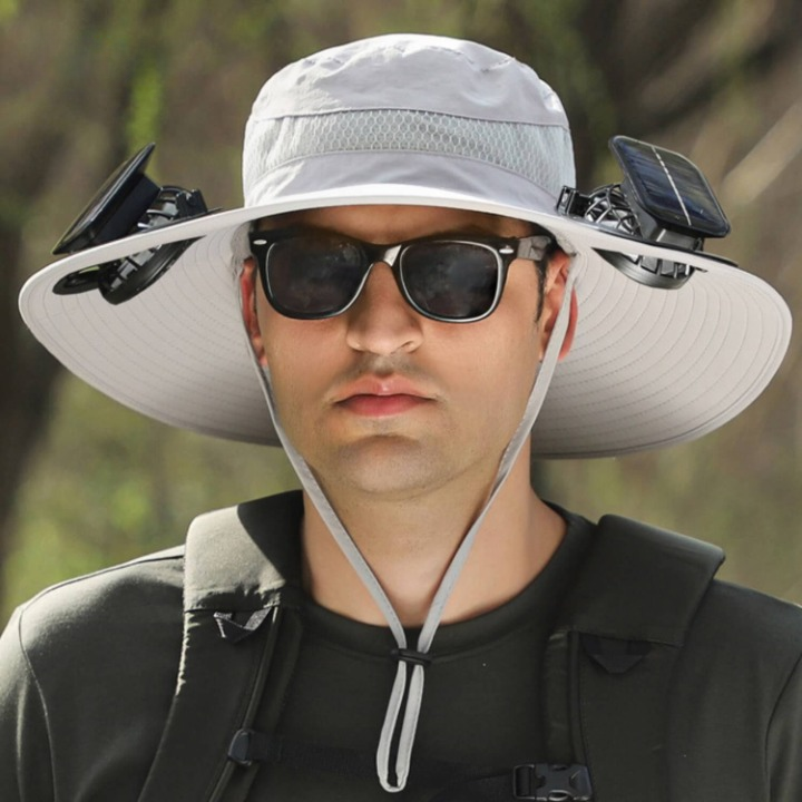 Solenergi Hatt med Fläkt och UV-Skydd - SolarCool™ VentiHat