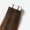 Tape-in Hair Extensions – Veloura Tape (Varm Brun Balayage 2+7)