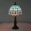 Tiffany-glas Bordslampa - Klassiska Blylinjer
