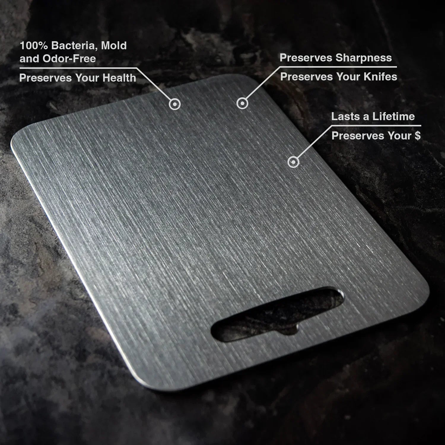 Titanium Skärbräda | BPA-Fri & Hållbar | Hygienisk Kök