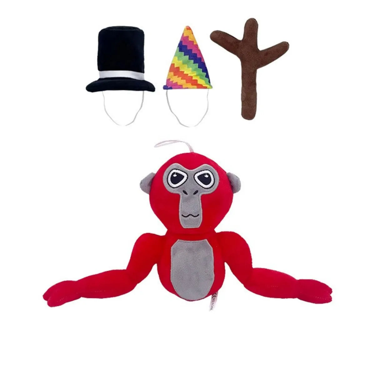 Färgglad Gorilla Plyschleksak – FunkyGorilla