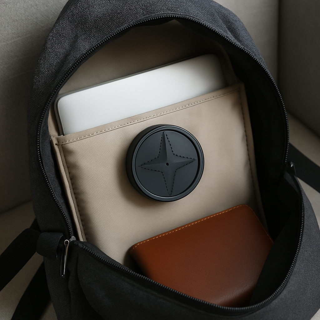 Magnetisk GPS Tracker Kompakt – Realtidsövervakning för fordon, husdjur och värdesaker – USB-uppladdningsbar