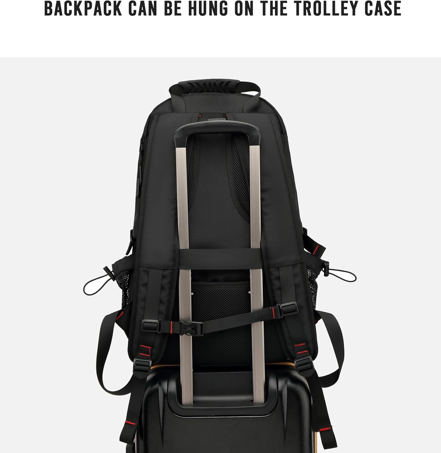 60L Vattentät Reserucksack med USB-port och Skofack