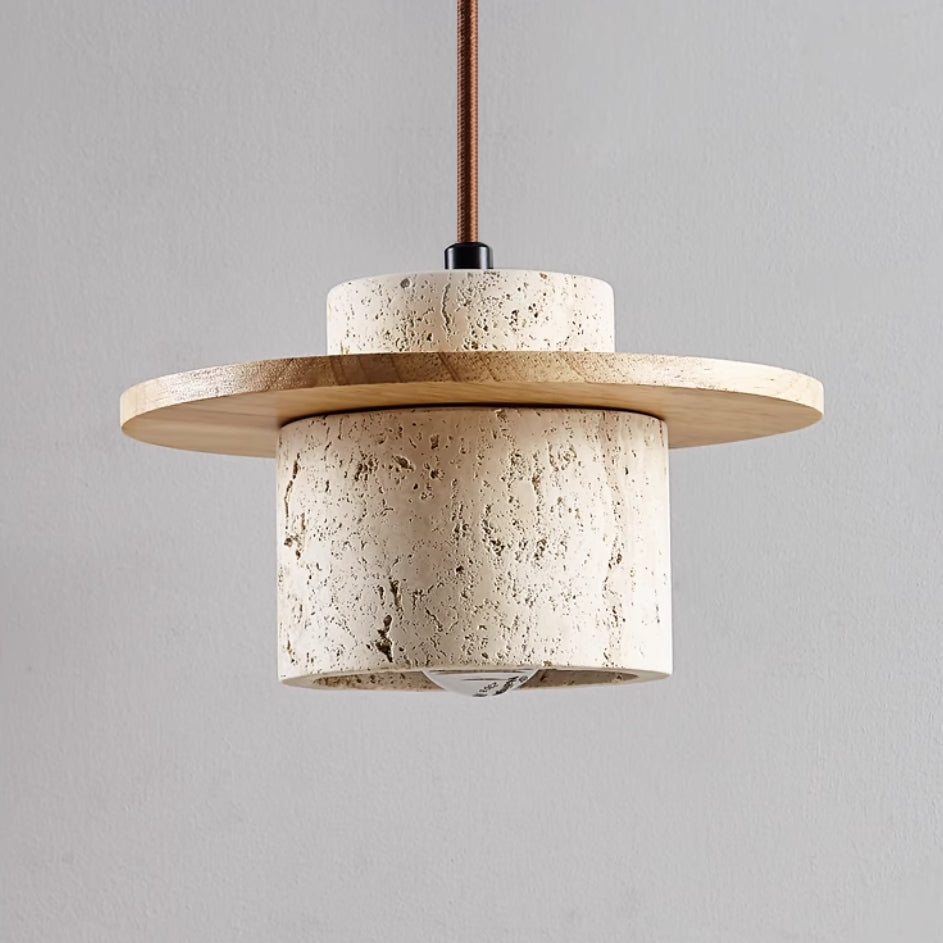 Travertin Taklampa - Naturlig Elegans