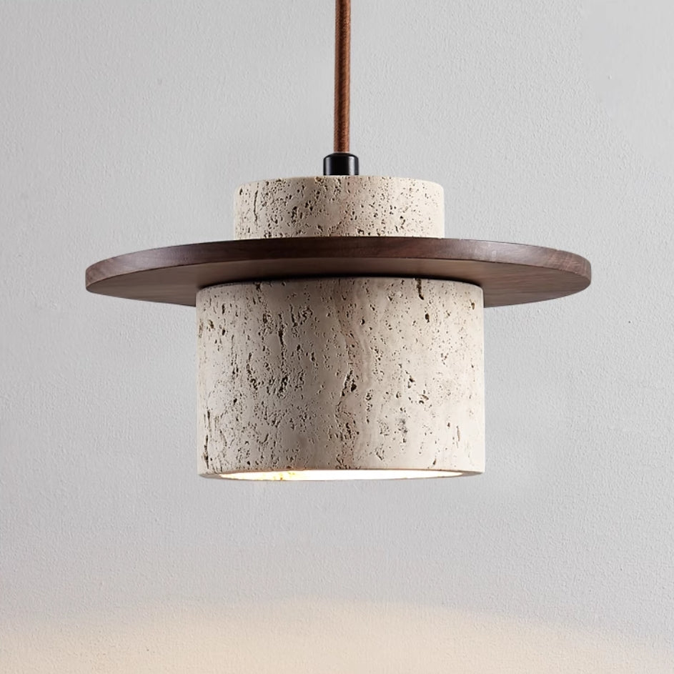 Travertin Taklampa - Naturlig Elegans