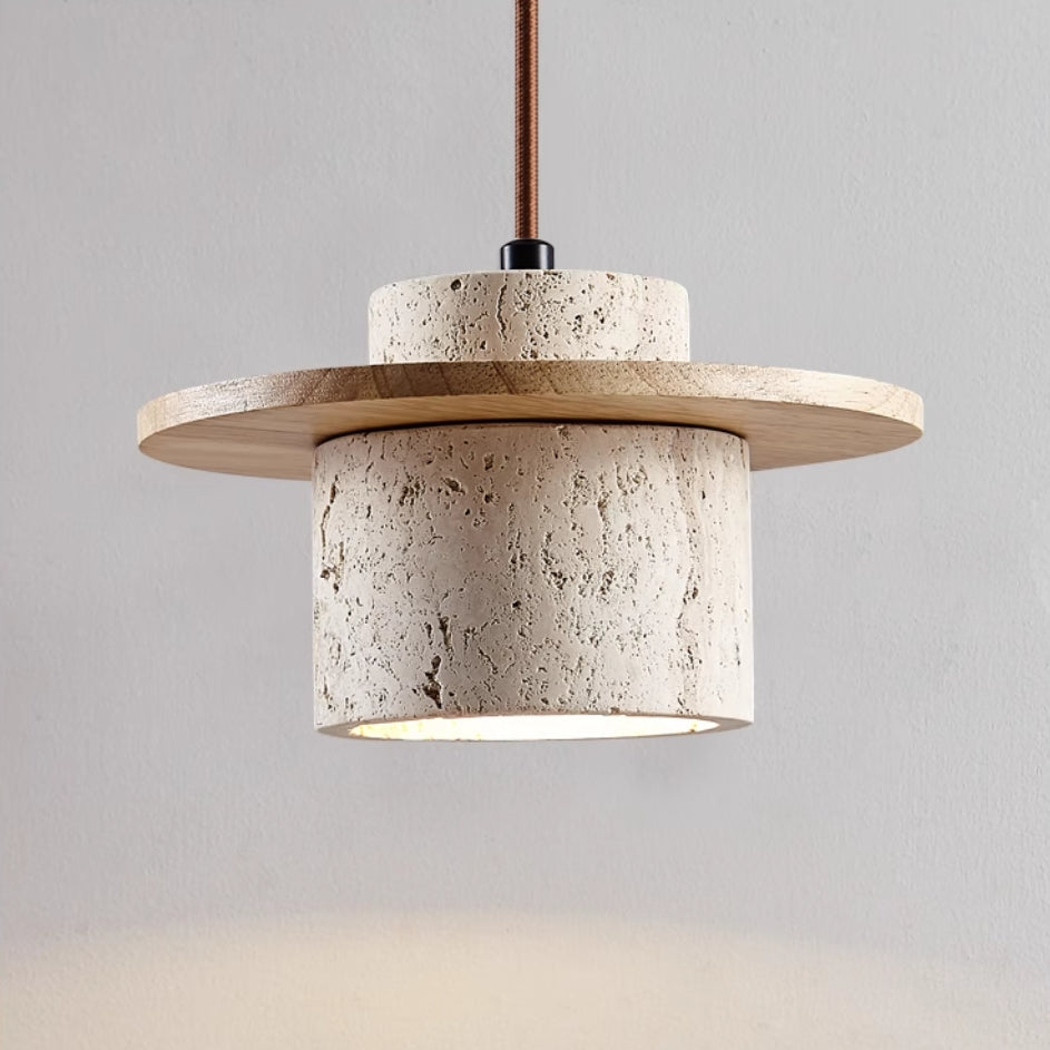 Travertin Taklampa - Naturlig Elegans