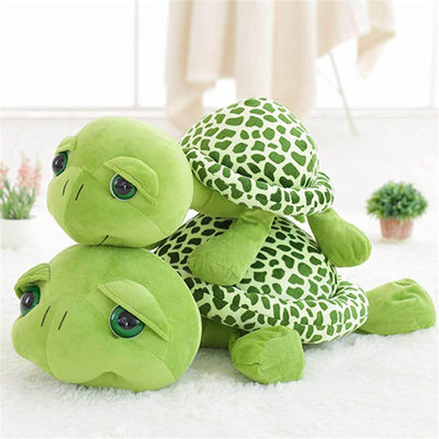Mjuk Plush Sköldpadda Kramdjur med Realistisk Design – Kram Skal