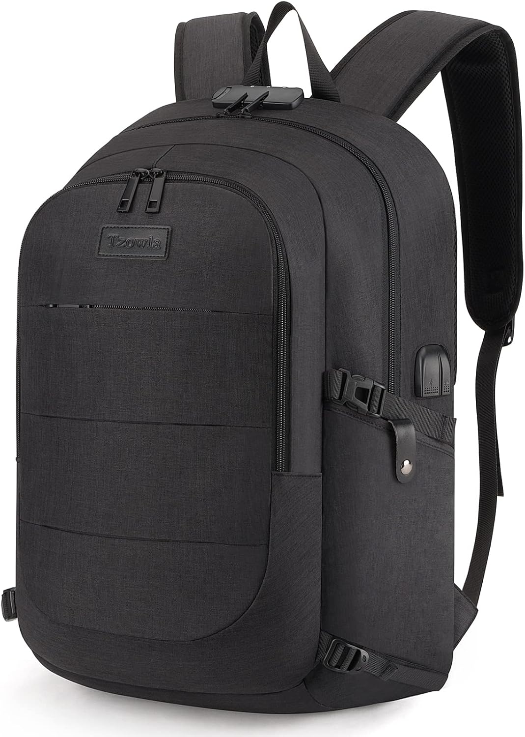 Extra stor anti-tjuv laptop- och rese-ryggsäck med USB-port – 30–50L