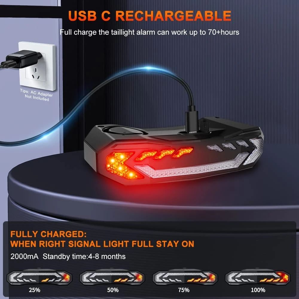 Smart Bakljus Alarm - BikeGuard™