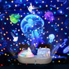 SereneStarlight Nattlampa Projektor | Färgglad tak- och vägglampa för barn