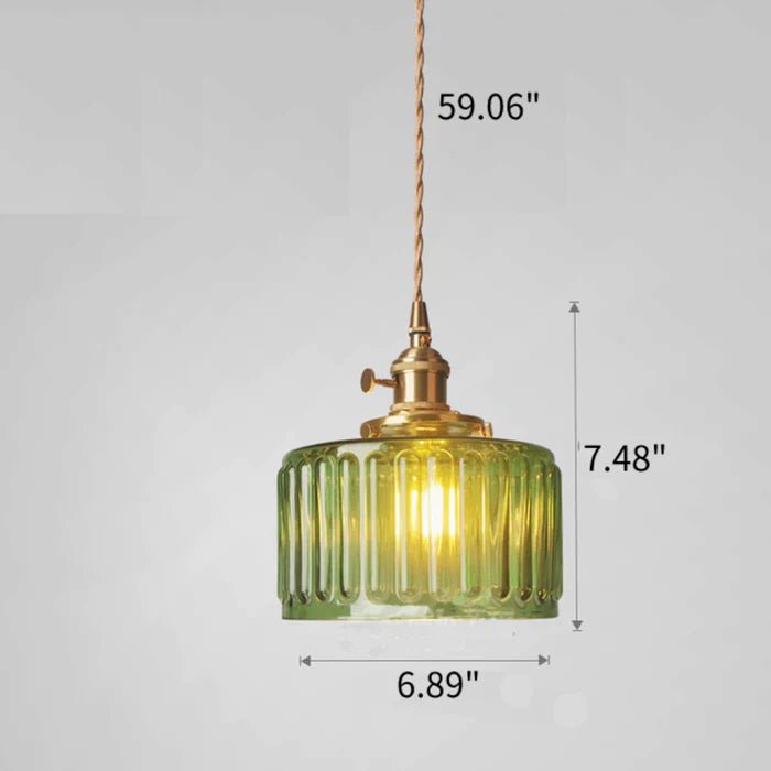 Ottilia Elegance Hänglampa - Justerbar Vintage Glas Chic