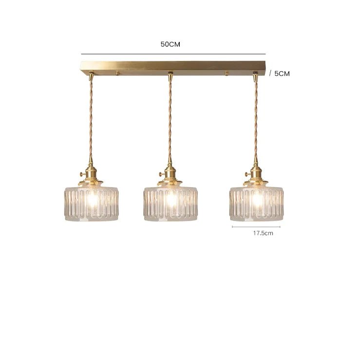 Ottilia Elegance Hänglampa - Justerbar Vintage Glas Chic