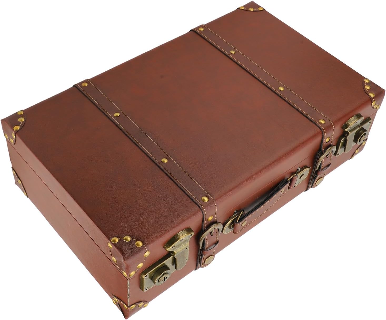 Vintage läder övernattningsväska med legeringslås – Heritage Brown