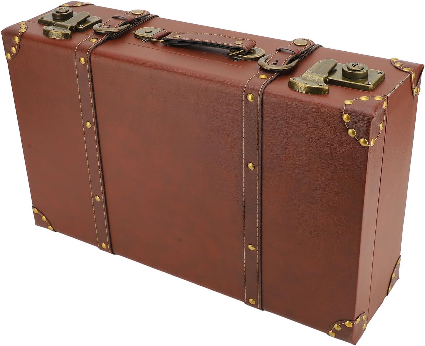 Vintage läder övernattningsväska med legeringslås – Heritage Brown