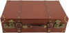 Vintage läder övernattningsväska med legeringslås – Heritage Brown