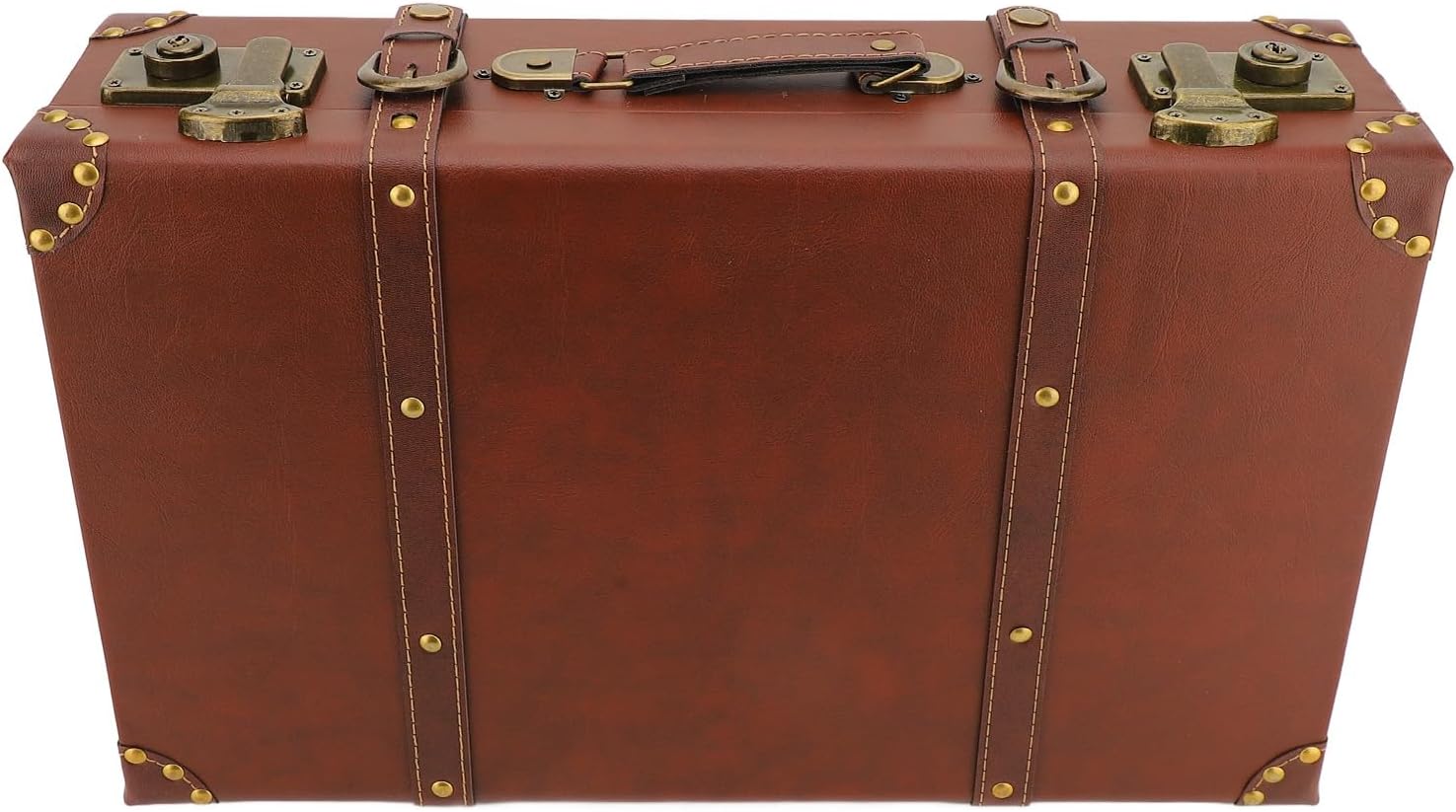 Vintage läder övernattningsväska med legeringslås – Heritage Brown
