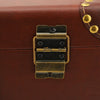 Vintage läder övernattningsväska med legeringslås – Heritage Brown