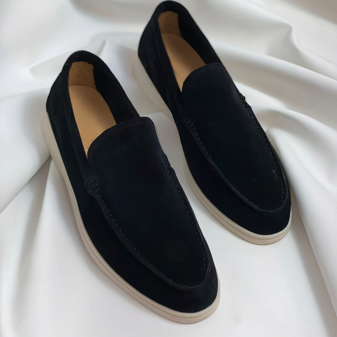 Vintage Läder Herrloafers - Tidlös Elegans