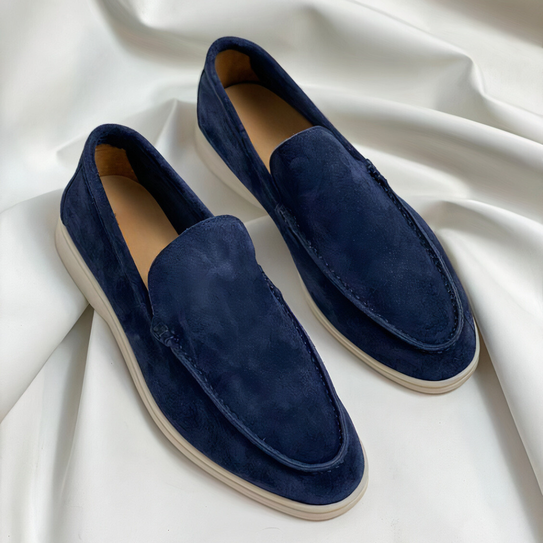 Vintage Läder Herrloafers - Tidlös Elegans
