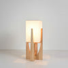 Valnötsgolvlampa | Minimalistisk & Stämningsfull