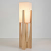 Valnötsgolvlampa | Minimalistisk & Stämningsfull