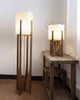 Valnötsgolvlampa | Minimalistisk & Stämningsfull
